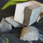 Свеча декоративная ручной работы прямоугольная большая